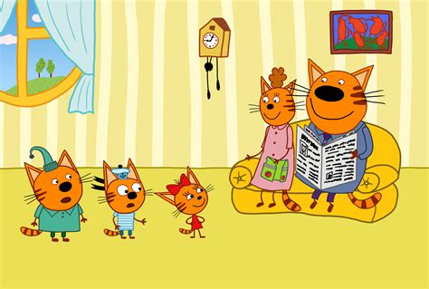смотреть бесплатно мультфильм три кота